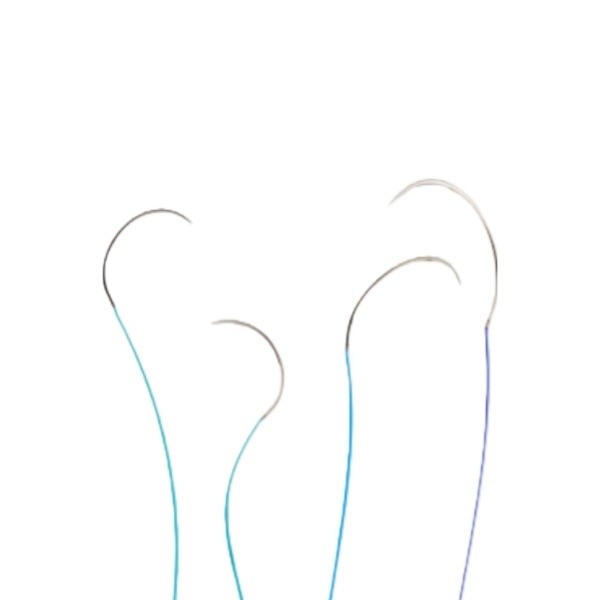 Non-Resorbable PGc25 Dental Sutures - 12 Pieces