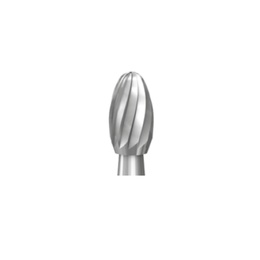 Bur H379 Balloon Rugby CA Tungsten Carbide Burs, 5 Pieces