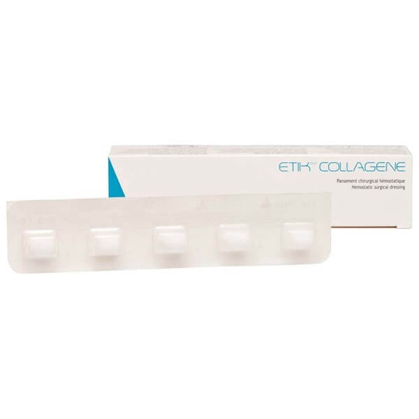 Etik Collagene Collagen Cylinders for Dental Wound Care, 25 pcs