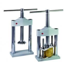 Steel Press for Three Dental Flasks - Durable Laboratory Equipment
