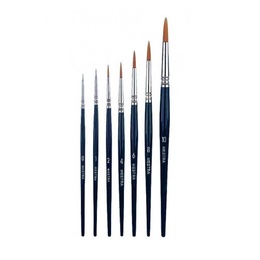 Plastic Toray Brush with Rounded Tip for Precise Dental Restoration
