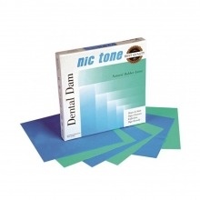 Nic Tone Blue Rubber Dams – 36 Pieces for Dental Isolation