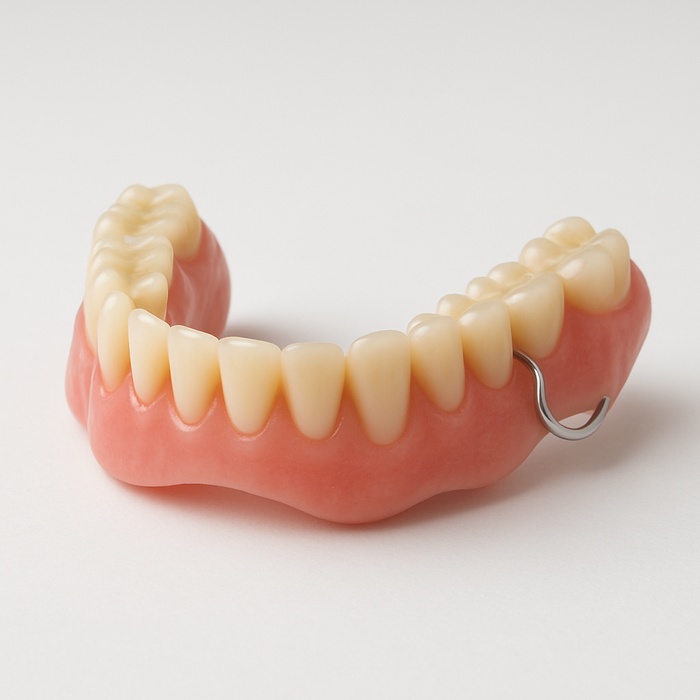 Partial Acrylic set up try in 11-14 teeth