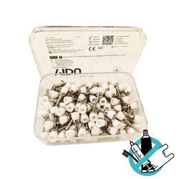 Nylon Prophylaxis Brushes Pack of 100 for Dental Cleaning