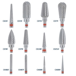 Tungsten Carbide Burs for Metal and Acrylic Dental Applications