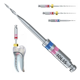Endo ReStart NiTi Sterile Retreatment Rotary Files Set - 6 Pieces