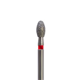 833.FG Rugby Ball Shaped Diamond Burr for Turbine – 5 pcs, 4.2mm