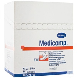 Medicomp Sterile Gauze 30g (7.5 x 7.5 cm) by HARTMANN