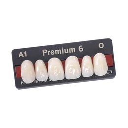 Premium Upper Anterior Acrylic Teeth – Pack of 6 Units