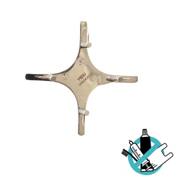 Universal Star-Shaped Positioner for Orthodontic Brackets