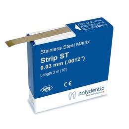 Strip ST Stainless Steel Matrix Band 3 Meter Roll for Dental Restorations