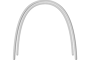 Rectangular Aesthetic NiTi Archwire Natural Shape (10 Units)