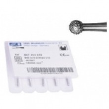 801L Diamond Round Burs for FG Turbine Handpieces, 5 Pieces