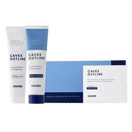 Outline Eugenol-Free Zinquenolic Impression Paste 140g White + 65g Blue