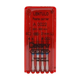 Lentulous 21mm Duct Filler Set - 4 Pieces for Dental Applications