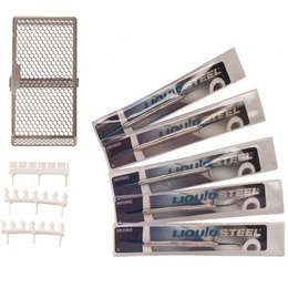 Compo-Tray Plasma with Clips for Dental Instrument Storage