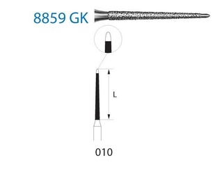 8859GK.314 Diamond Lance FG Burs – Pack of 5