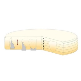 Geo-5 Five-Layer Multi-layer Zirconia Disc 98.5 mm for CAD/CAM Milling