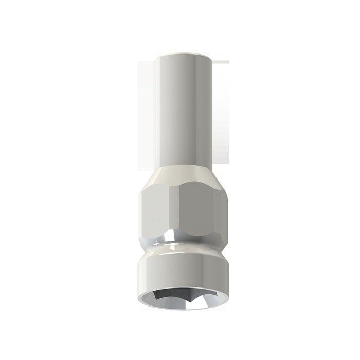 Provisional cylinder single abutment implants external connection regular platform