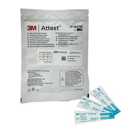 Comply Sterigage Biological Indicator for Steam Sterilization Control, 100 pcs
