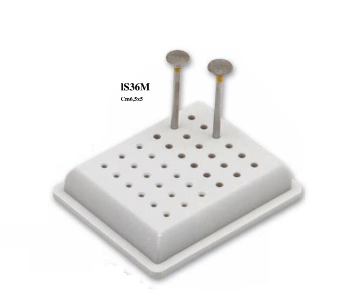 Plastic Dental bur holder with Lid
