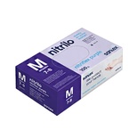 Powder-Free Disposable Lilac Nitrile Gloves - 100 Units