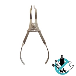 Ivory Dental Clamp Holder for Secure Clamp Organization