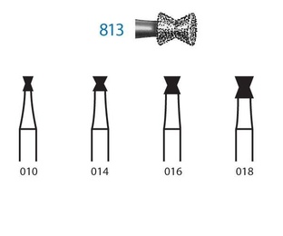 813.314 Double Cone Diamond Burs with FG Shank – Pack of 5