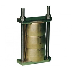 Stainless Steel Flange for Dental Laboratory Press - Single Unit
