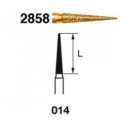 Spear 2858 Diamond Bur for FG Handpieces – Pack of 5