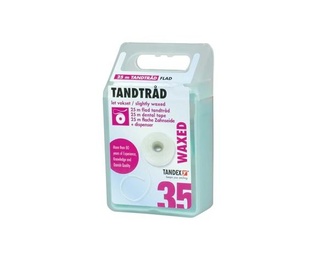 Tandex Waxed Dental Floss 25 m Spool for Professional Use