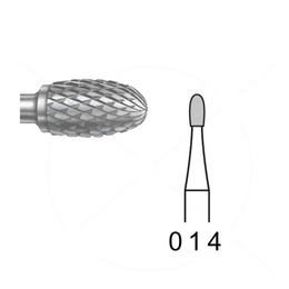 Laboratory H73e Egg Tungsten Dental Bur for Precision Lab Work