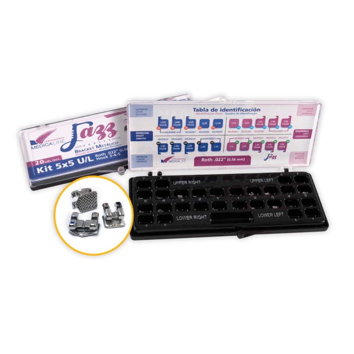 Jazz - ROTH .022" Metal Brackets (Refill 10 pcs)