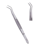 16.5 cm Merian Ribbed Dental Tweezers