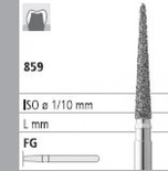 859 FG Long Beveled Cone Diamond Bur