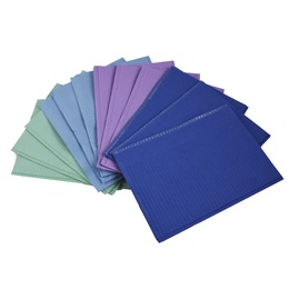 Paper-Plastic Dental Bibs - Pack of 500 Disposable Napkins