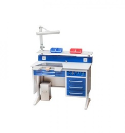 Two-Seat Dental Laboratory Work Table for Clinics and Labs