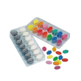 Medium Elastic Orthodontic Ligatures in Mini Modules - 200 Units
