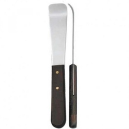 Large Plaster Spatula with Wooden Handle - 24cm