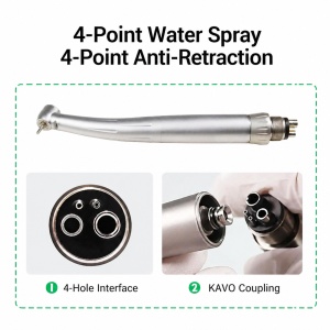 Dental Handpiece with Quick Connector