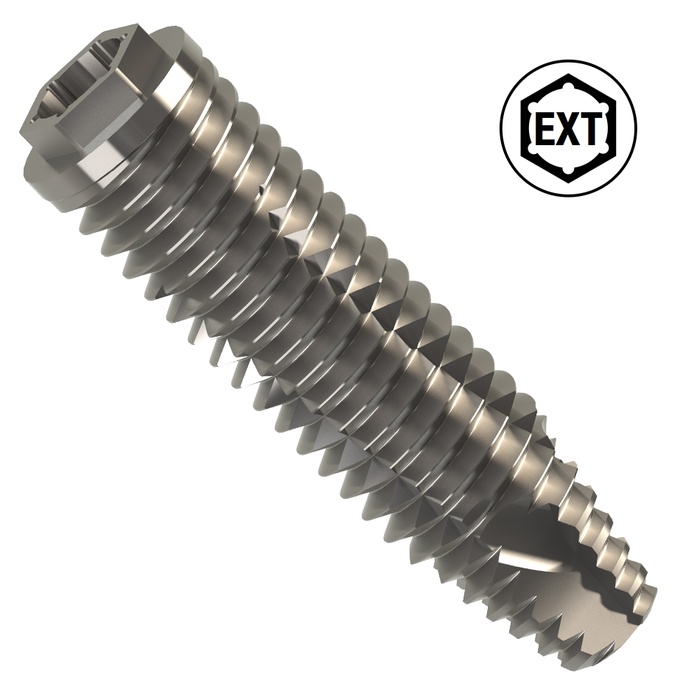 Implant External connection machined surface 4.0mm