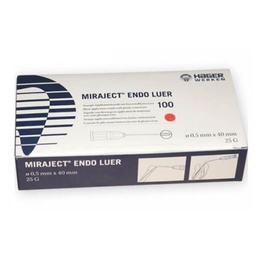 MIRAJECT ENDO LUER Endodontic Irrigation Needles 100 Pack