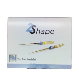 2 Shape Endodontic Treatment and Finishing Rotary Files - 5 pcs