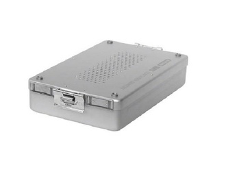 Sterilization Cassette Container with Bottom Tray and Cover