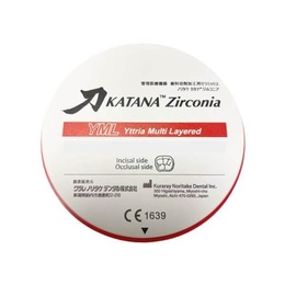Katana YML High Translucency Zirconia Discs for CAD-CAM Restorations