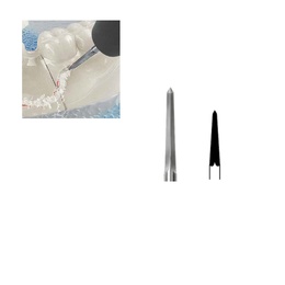 Komet Bur H219 for Precise PMMA Splint Cutting