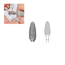 Bur H251E Bellota Egg Tungsten Laboratory Bur for Metal Cutting
