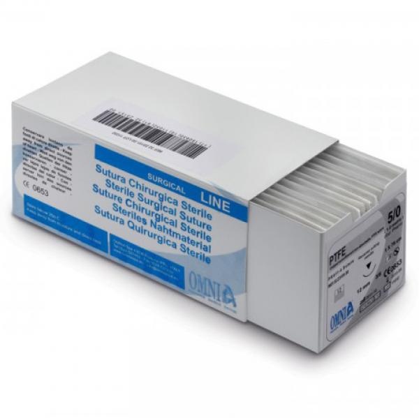Suture 4/0 3/8 circle (12ud) PTFE