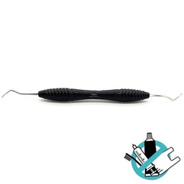 Double-Ended Dental Excavator with Ergonomic Silicone Handle