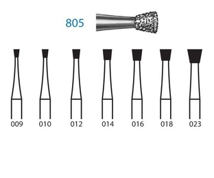 805.314 Diamond Inverted Cone FG Burs – Pack of 5